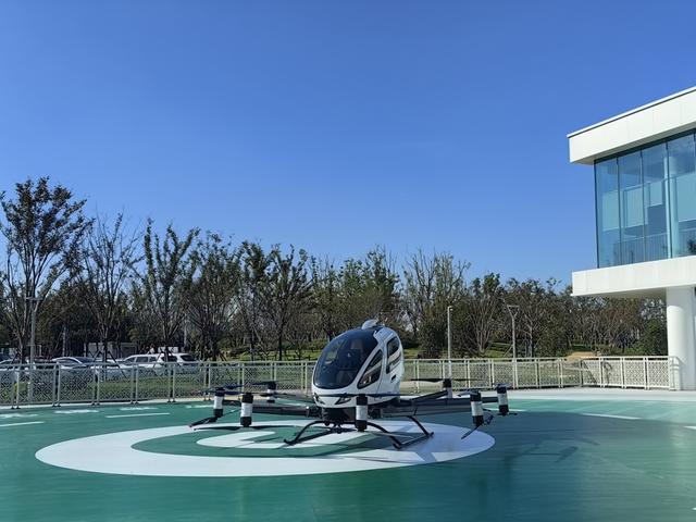 江蘇省內(nèi)首個低空城市航空候機廳在無錫市梁溪區(qū) 李欣欣攝