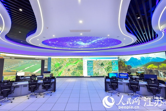 南京民用無人駕駛航空運(yùn)行管理中心。人民網(wǎng) 王丹丹攝